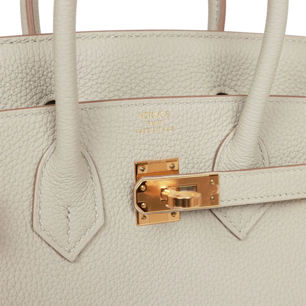 Birkin 25 Gris Perle Togo Gold Hardware S52092