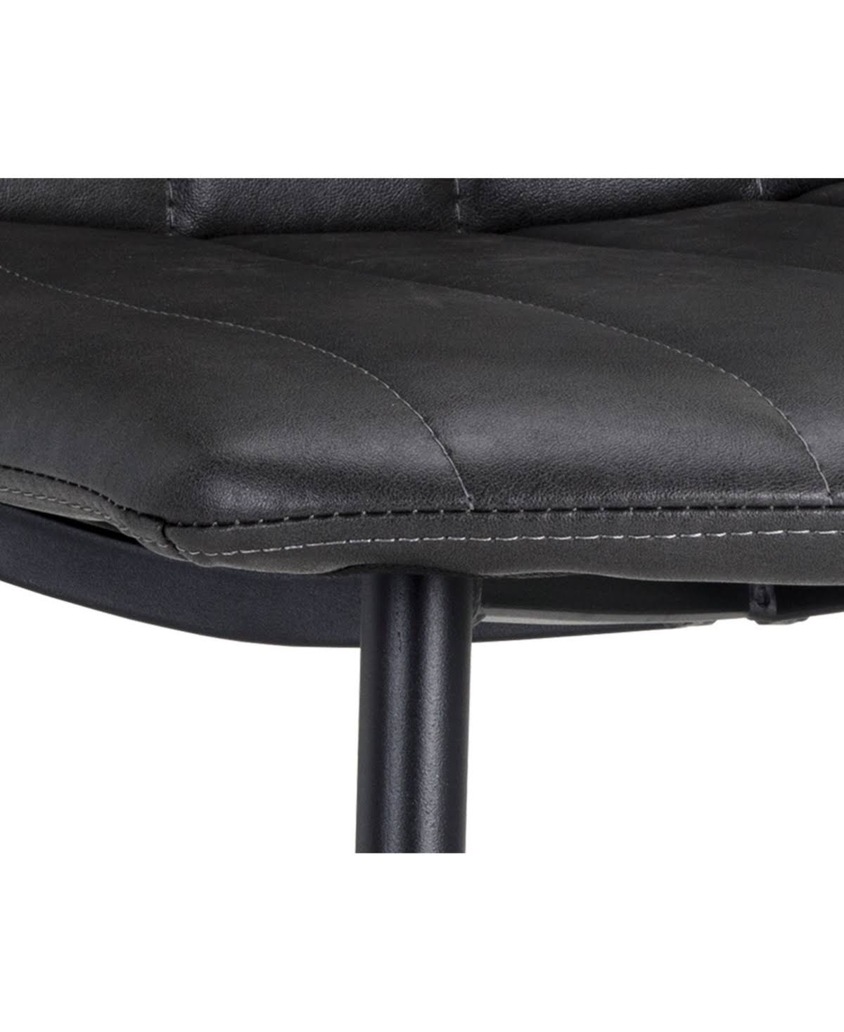 Black Faux Leather Dining Chair A419942