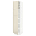 White High Cabinet with shelves and 2 Doors G926865