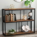Rustic-Brown 3-Tier Console Table F244