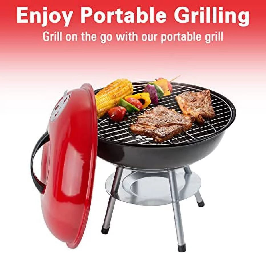 Charcoal BBQ Grill Round with Legs N489