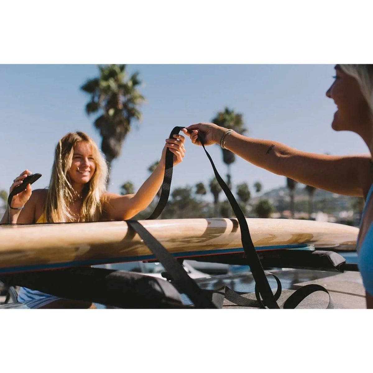 Aero Roof Rack Pads and 15 ft Straps - Pack of 4 K510