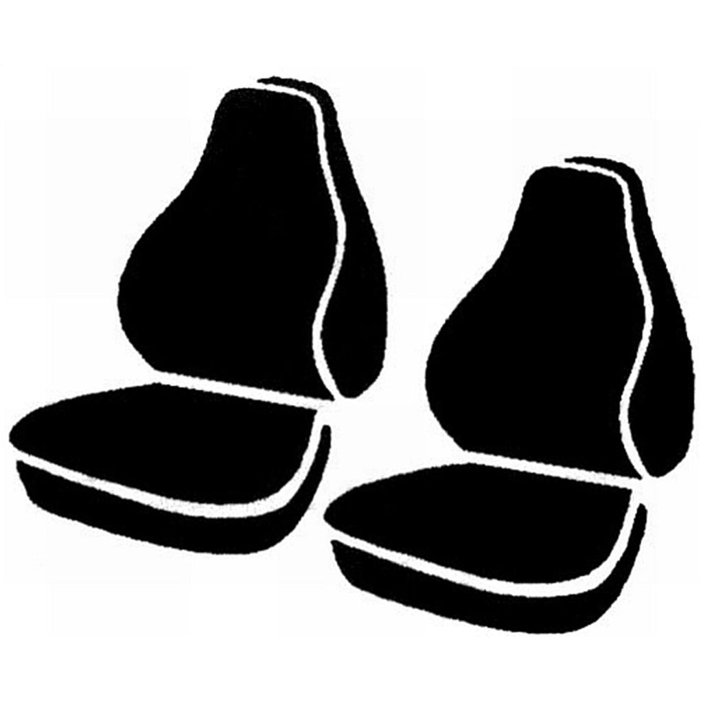 Black Solid Seat Cover F844