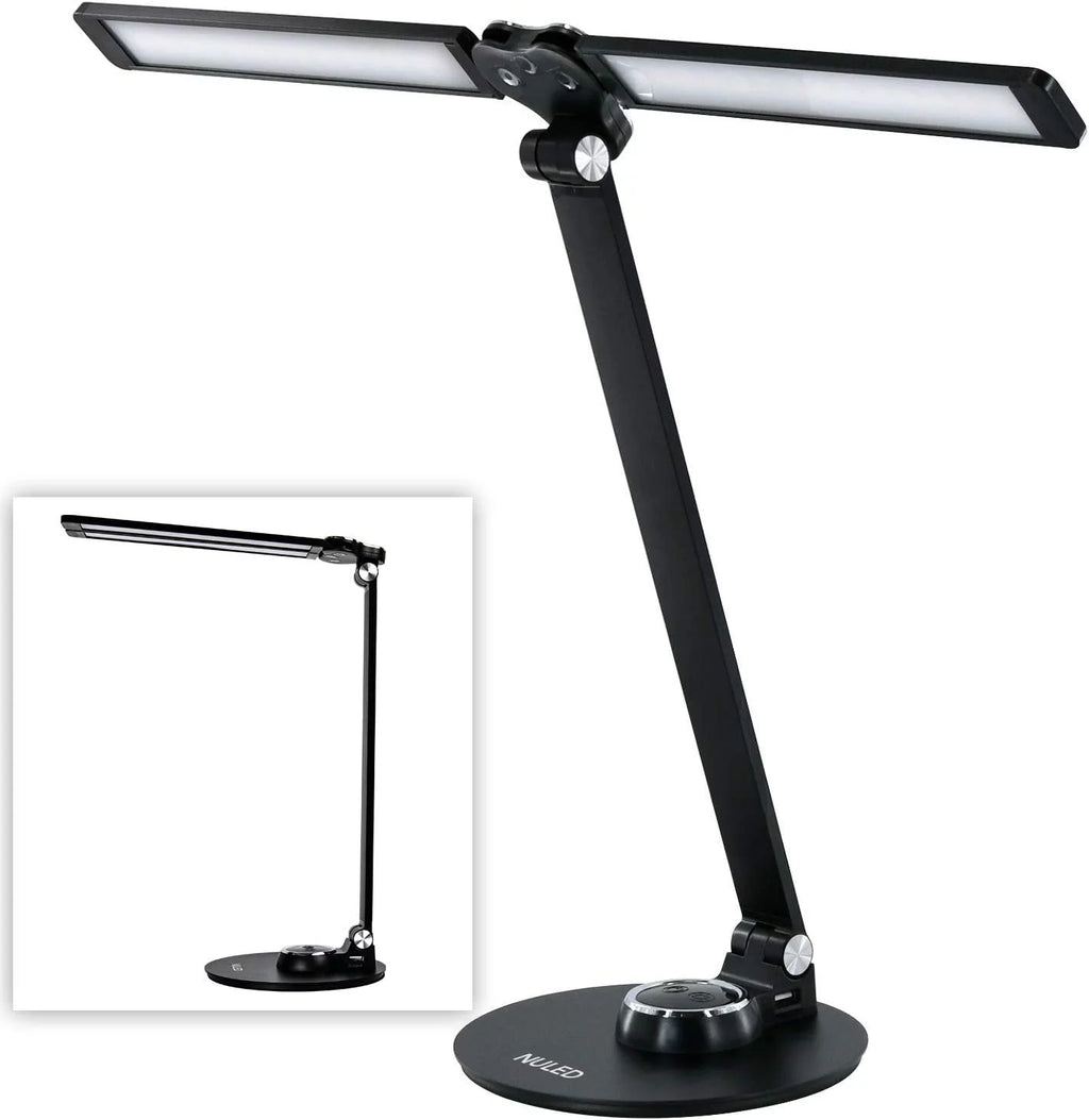 Rotatable Aluminum LED Desk Lamp with USB Charging Port N438303